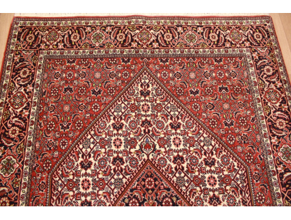 Persian carpet Bidjar oriental rug 206x140 cm Red