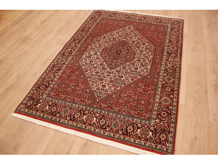 Perserteppich Bidjar Orient Teppich 206x140 cm Rot