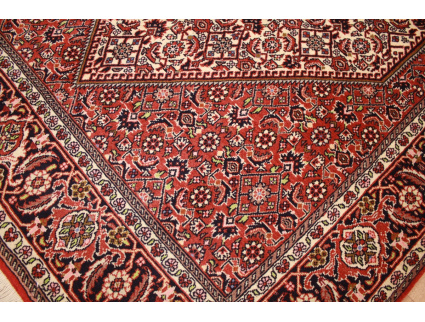 Persian carpet Bidjar oriental rug 206x140 cm Red