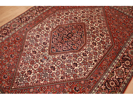 Perserteppich Bidjar Orient Teppich 206x140 cm Rot