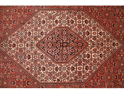 Perserteppich Bidjar Orient Teppich 206x140 cm Rot