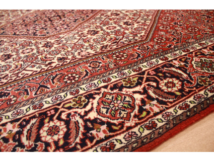 Perserteppich Bidjar Orient Teppich 206x140 cm Rot