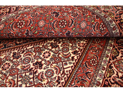 Persian carpet Bidjar oriental rug 206x140 cm Red