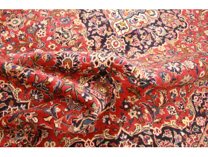 Persian carpet Kashan virgin wool 345x248 Red