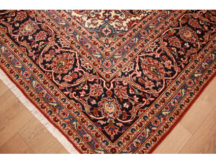 Persian carpet Kashan virgin wool 345x248 Red