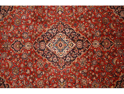 Persian carpet Kashan virgin wool 345x248 Red