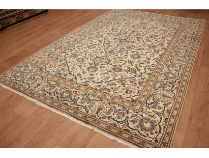 Persian carpet Kashan pure wool 297x195 cm