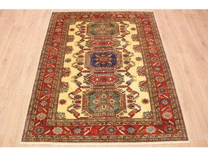 "Kazak" Teppich Orientteppich 228x185 cm Beige