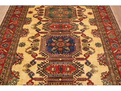 "Kazak" Teppich Orientteppich 228x185 cm Beige