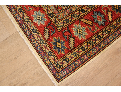 Oriental carpet Kazak virgin wool 228x185 cm Beige