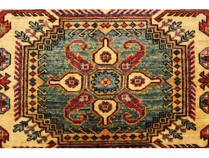 "Kazak" Teppich Orientteppich 228x185 cm Beige