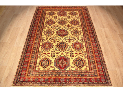 Oriental carpet Kazak virgin wool 268x176 cm Beige