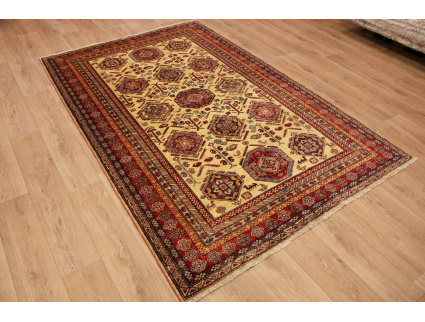 Oriental carpet Kazak virgin wool 268x176 cm Beige