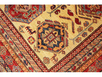 "Kazak" Teppich Orientteppich 268x176 cm Beige