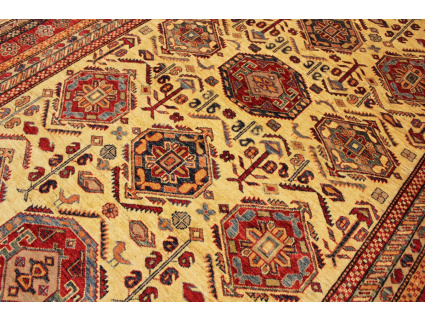 "Kazak" Teppich Orientteppich 268x176 cm Beige