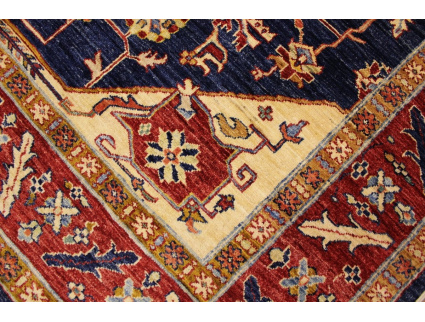 Kazak carpet fine quality 242x180 cm Blue