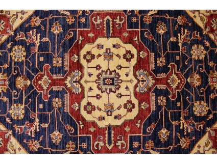 Kazak carpet fine quality 242x180 cm Blue