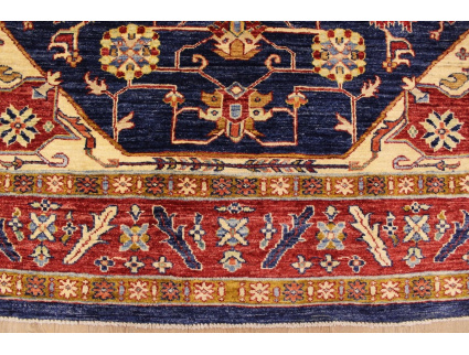 Kazak carpet fine quality 242x180 cm Blue