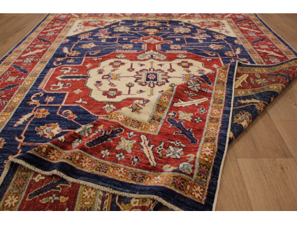 Kazak carpet fine quality 242x180 cm Blue