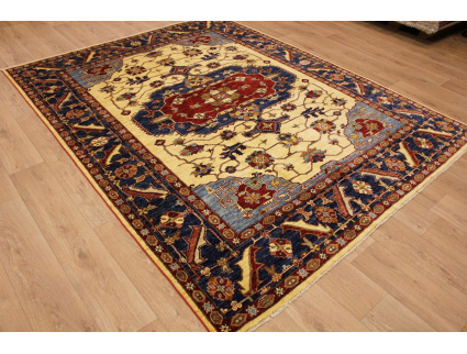 Oriental carpet Kazak virgin wool 283x266 cm Beige