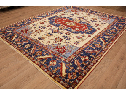 Oriental carpet Kazak virgin wool 283x266 cm Beige