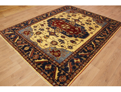 Oriental carpet Kazak virgin wool 283x266 cm Beige