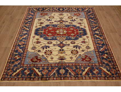 "Kazak" Teppich Orientteppich 283x266  cm Beige