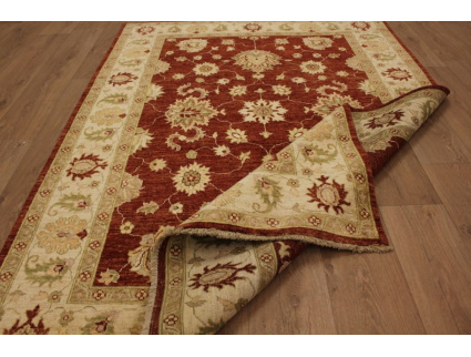 Hand-knotted Oriental carpet Ziegler virgin wool 225x160 cm Red