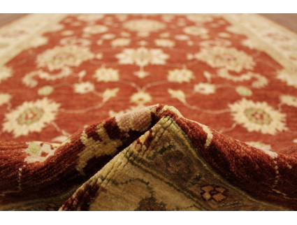 Hand-knotted Oriental carpet Ziegler virgin wool 225x160 cm Red