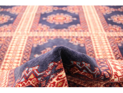 Oriental carpet Bukhara pure wool 238x149cm Blue