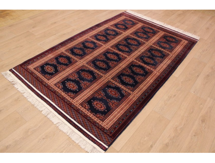 Oriental carpet Bukhara pure wool 238x149cm Blue