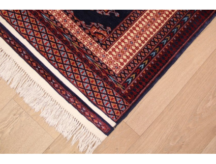 Oriental carpet Bukhara pure wool 238x149cm Blue