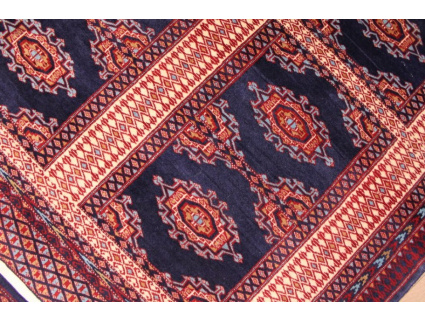 Oriental carpet Bukhara pure wool 238x149cm Blue