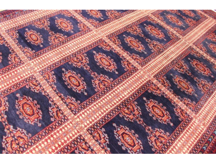 Orientteppich Bukhara Schurwolle 238x149 cm Blau