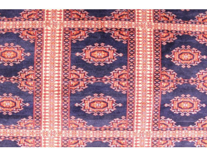 Oriental carpet Bukhara pure wool 238x149cm Blue