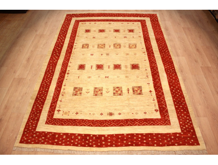 Persian carpet Gabbeh Loribaft wool 319x220 cm