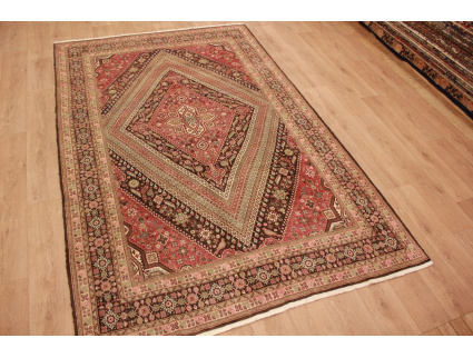 Persian carpet Abadeh pure wool 299x192 cm Red