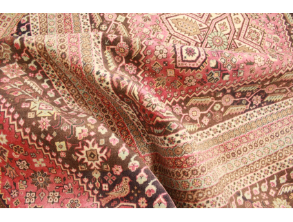 Persian carpet Abadeh pure wool 299x192 cm Red