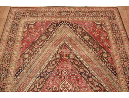 Persian carpet Abadeh pure wool 299x192 cm Red