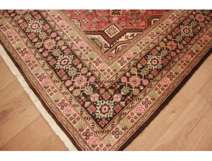 Persian carpet Abadeh pure wool 299x192 cm Red