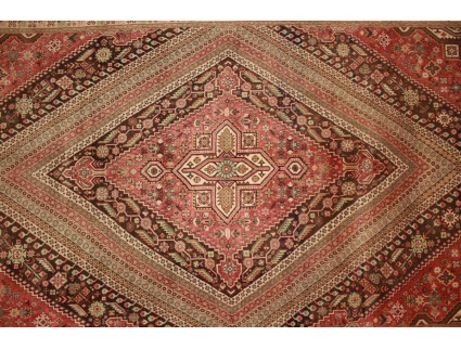 Persian carpet Abadeh pure wool 299x192 cm Red