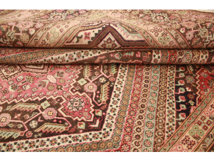 Persian carpet Abadeh pure wool 299x192 cm Red