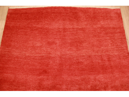 Nomadic persian wool carpet Gabbeh 239x169 cm Red