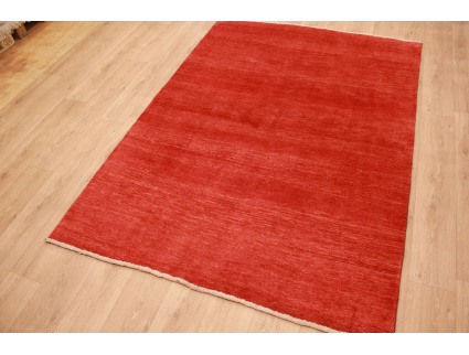 Nomadic persian wool carpet Gabbeh 239x169 cm Red