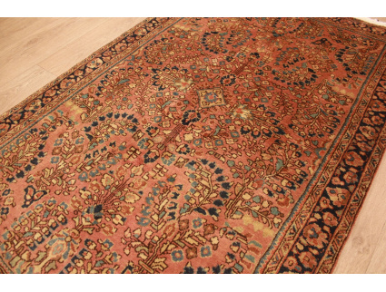 Antik Persian carpet Sarough Wool 151x99 cm Red