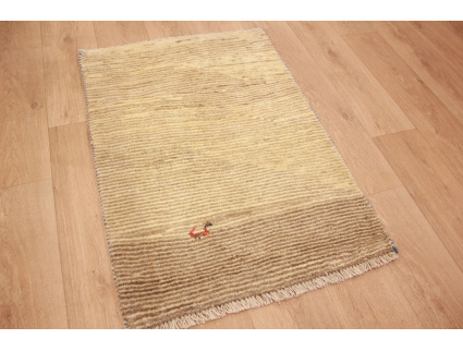 Nomadic Persian carpet Gabbeh wool 100x71 cm