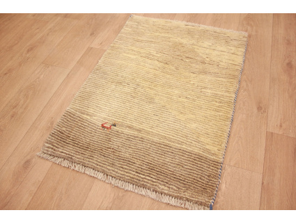 Nomadic Persian carpet Gabbeh wool 100x71 cm