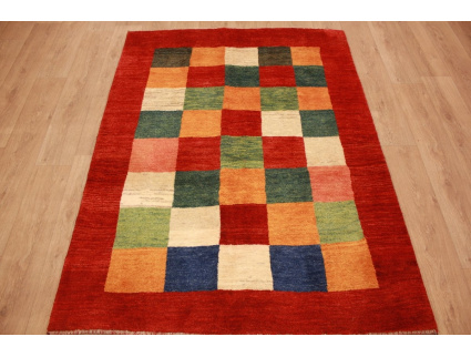 Nomadic Persian carpet Gabbeh wool 200x150 cm