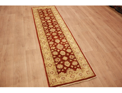 "Ziegler"carpet modern virgin wool Red 217x74 cm