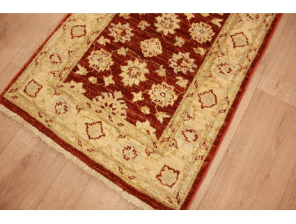 "Ziegler"carpet modern virgin wool Red 217x74 cm